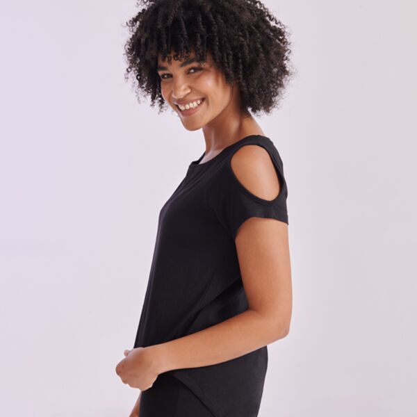 SF Clothing Ladies Drop Tail T-Shirt Thumbnail