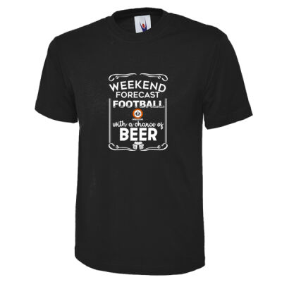 Football with a chance of beer T-Shirt Thumbnail
